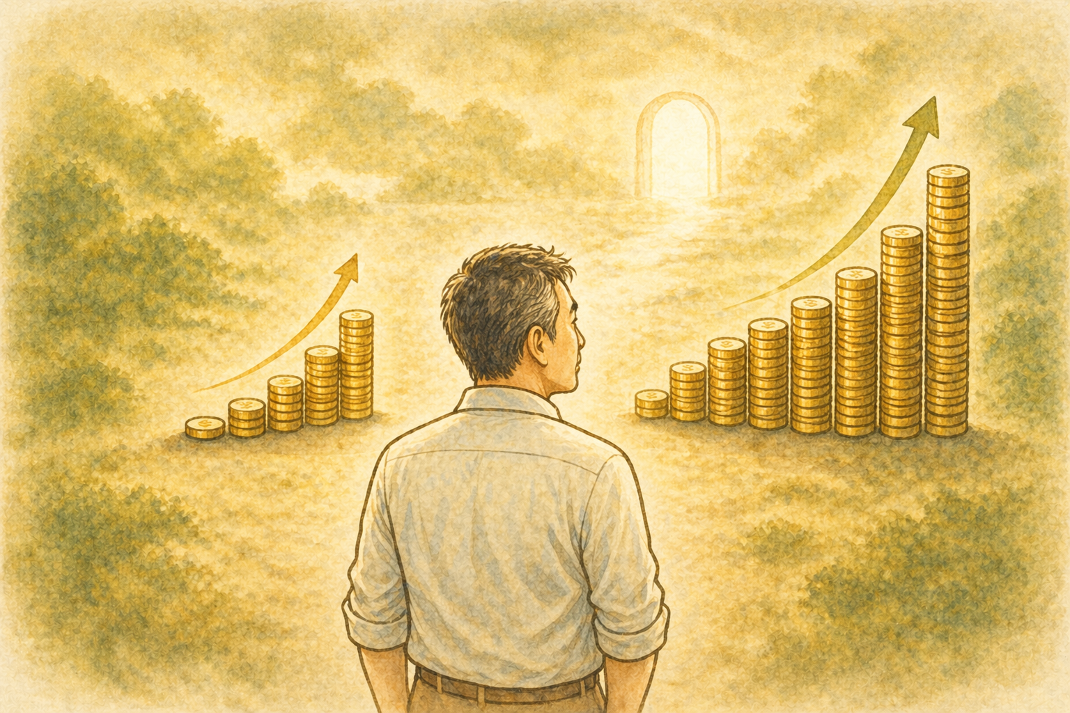 長期投資と入金力の関係を考える50代のイメージ